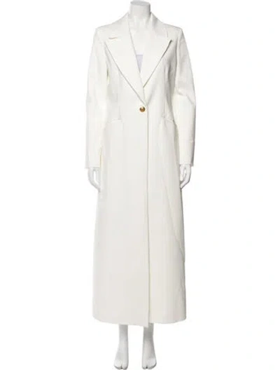 Pre-owned Alice And Olivia Trench Coat In Neutral