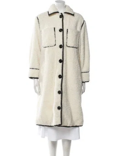 Pre-owned Alice And Olivia Trench Coat In Neutral