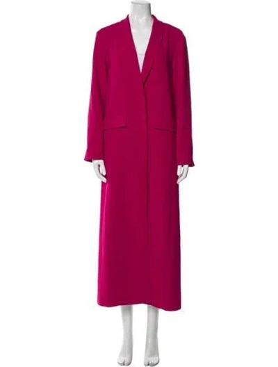 Pre-owned Alice And Olivia Trench Coat In Red