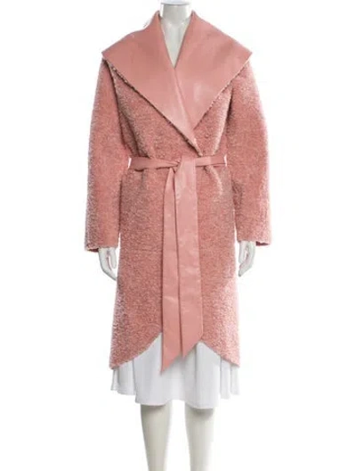 Pre-owned Alice And Olivia Trench Coat W/ Tags In Pink