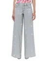 Alice And Olivia Trish Embellished Jean In Sierra Lig