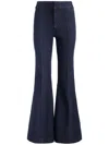 Alice And Olivia Trouser Flared Jeans In Blue