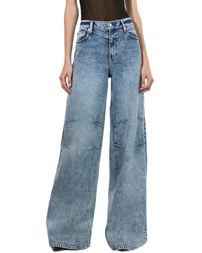 Alice And Olivia Tucker Mr Baggy Jean In Blue
