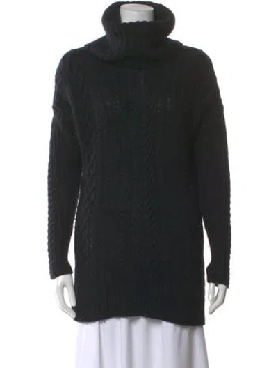 Pre-owned Alice And Olivia Turtleneck Sweater In Black
