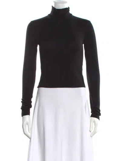 Pre-owned Alice And Olivia Turtleneck Sweater In Black
