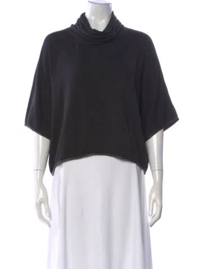 Pre-owned Alice And Olivia Turtleneck Sweater In Black