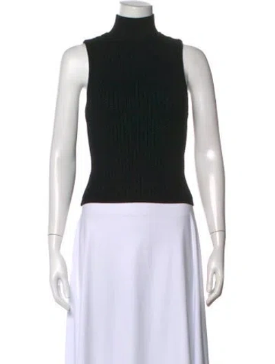Pre-owned Alice And Olivia Turtleneck Sweater In Black