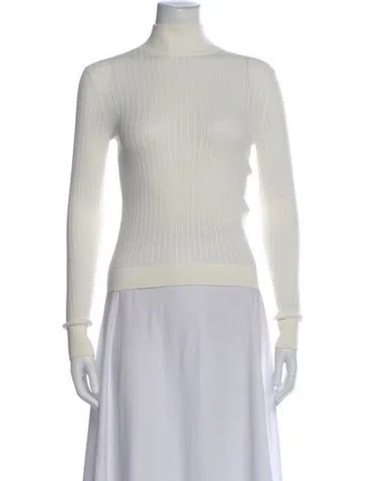 Pre-owned Alice And Olivia Turtleneck Sweater In Gray