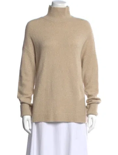 Pre-owned Alice And Olivia Turtleneck Sweater In Neutral