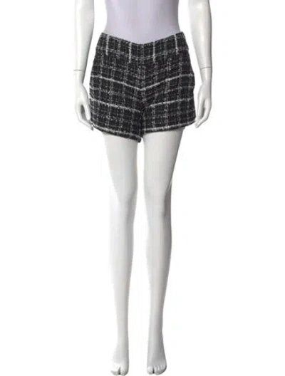 Pre-owned Alice And Olivia Tweed Pattern Mini Shorts W/ Tags In Multi