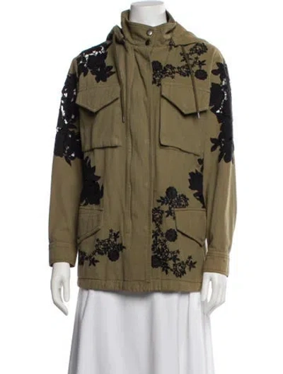 Pre-owned Alice And Olivia Utility Jacket In Multi