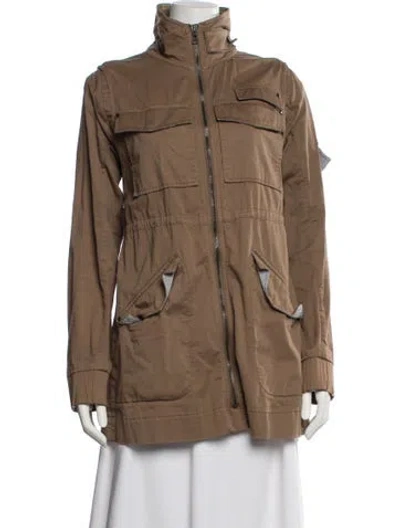 Pre-owned Alice And Olivia Utility Jacket In Neutral