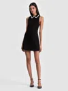 Alice And Olivia Wynell Collar Dress In Black