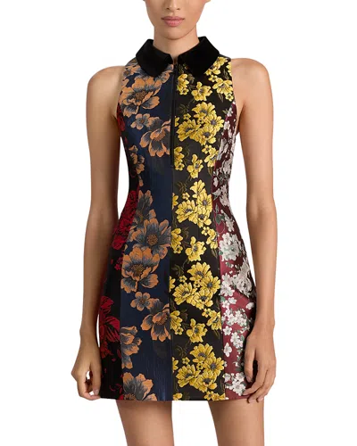 Alice And Olivia Velia Sleeveless Mini Dress In Black