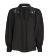 Alice And Olivia Venty Blouse In Black