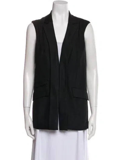 Pre-owned Alice And Olivia Vest In Black