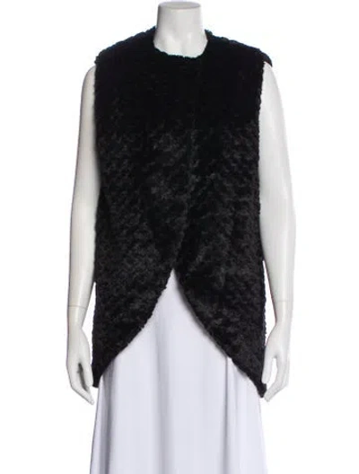 Pre-owned Alice And Olivia Vest In Black
