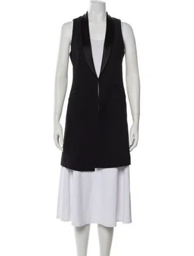 Pre-owned Alice And Olivia Vest In Black