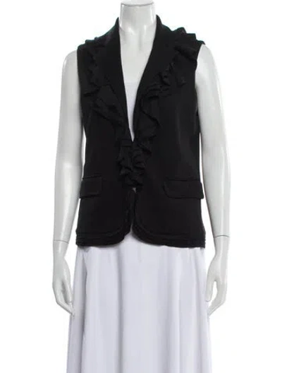 Pre-owned Alice And Olivia Vest In Black