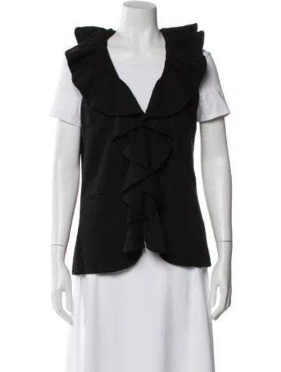 Pre-owned Alice And Olivia Vest In Black