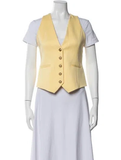 Pre-owned Alice And Olivia Vest In Blue