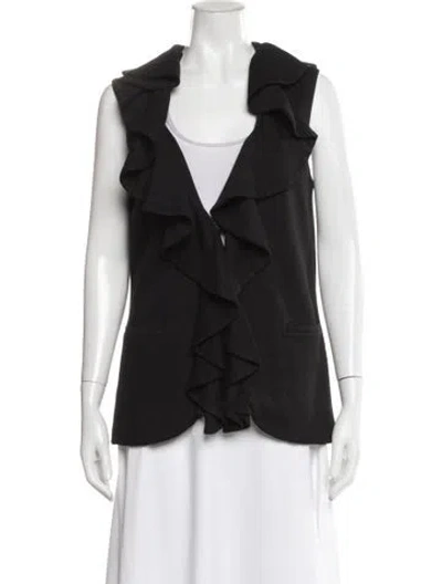 Pre-owned Alice And Olivia Vest In Gray