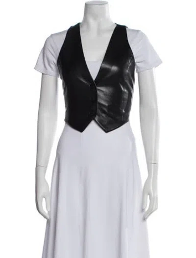 Pre-owned Alice And Olivia Vest In Gray