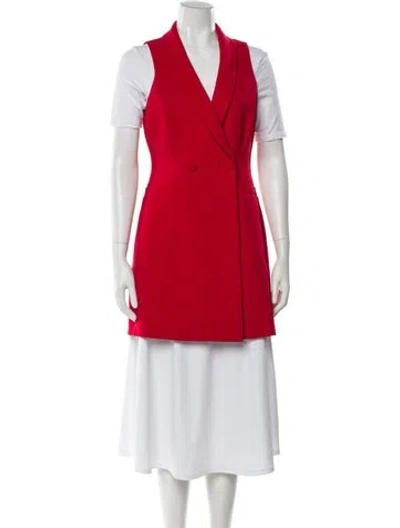 Pre-owned Alice And Olivia Vest In Red