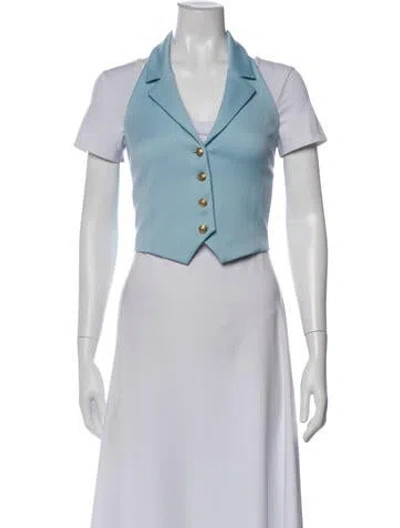 Pre-owned Alice And Olivia Vest W/ Tags In Neutrals