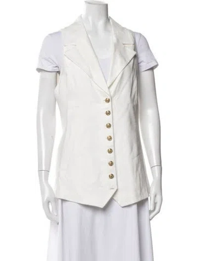 Pre-owned Alice And Olivia Vest W/ Tags In Neutrals