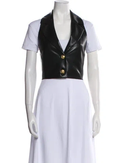 Pre-owned Alice And Olivia Vest In White