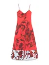 Alice And Olivia Isabelle Midi Dress