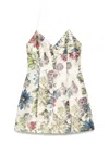 Alice And Olivia Tayla Structured Lantern Mini Dress