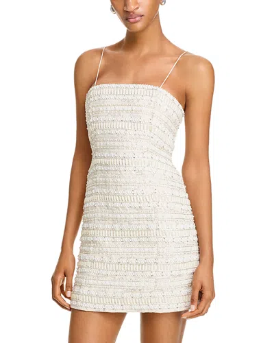 ALICE AND OLIVIA ALICE AND OLIVIA VIOLET EMBELLISHED MINI DRESS