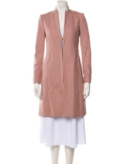 Pre-owned Alice And Olivia Virgin Wool Coat In Neutral