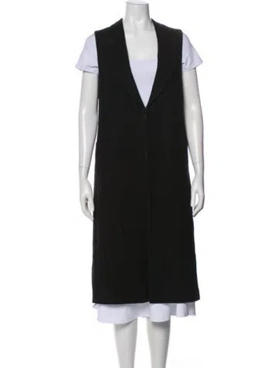 Pre-owned Alice And Olivia Virgin Wool Coat W/ Tags In Black