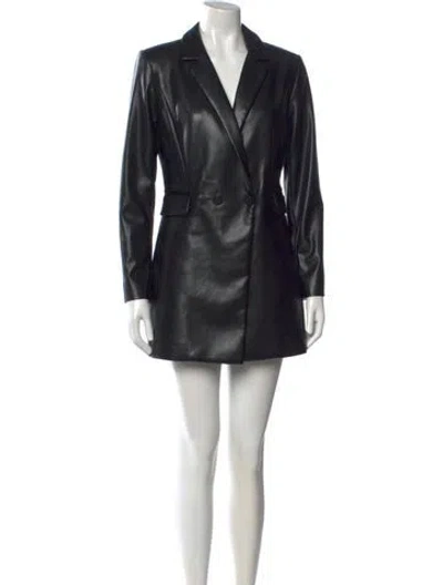 Pre-owned Alice And Olivia V-neck Jumpsuit In Black