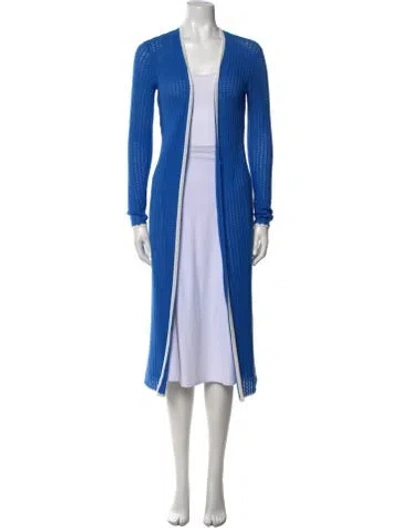 Pre-owned Alice And Olivia V-neck Sweater W/ Tags In Blue