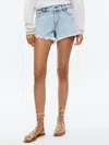 Alice And Olivia Warren High Rise Denim Cutoff Short