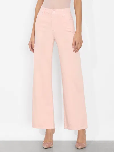 Alice And Olivia Weezy Crop Jean In Pink Bloom