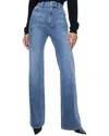 Alice And Olivia Weezy Full Length Jeans In Blue