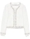 Alice And Olivia Embroidered Short Jacket