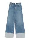Alice And Olivia Alice + Olivia Wilson Wide-leg Denim Jeans In Blue