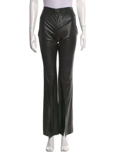 Pre-owned Alice And Olivia Wide Leg Pants In Black