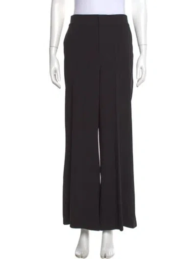 Pre-owned Alice And Olivia Wide Leg Pants In Black