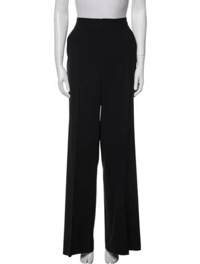 Pre-owned Alice And Olivia Wide Leg Pants In Black