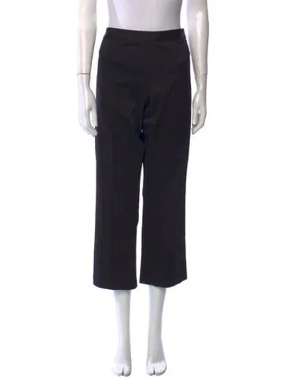 Pre-owned Alice And Olivia Wide Leg Pants In Black