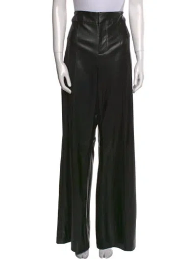 Pre-owned Alice And Olivia Wide Leg Pants In Black