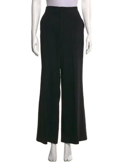 Pre-owned Alice And Olivia Wide Leg Pants In Black