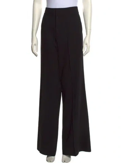 Pre-owned Alice And Olivia Wide Leg Pants In Black
